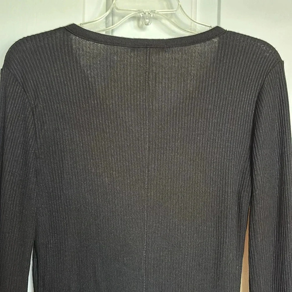 NWT RAG & BONE women’s The Knit Rib Henley in black size small - Picture 7 of 8